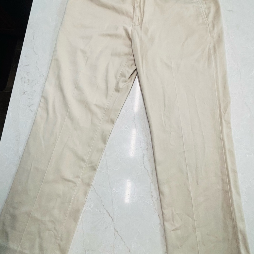 Eddie Bauer Men's Cream Chinos